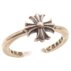 925 Sterling Silver Vintage Ring CHROME HAERTS Bubblegum Cross Sz 6 RG36829