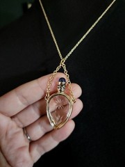 Camphor Style Glass Bottle Lariat Necklace Co