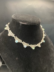 Vintage 3 Piece Barclay Jewelry Set Necklace, Bracelet, Earrings Rhinestones