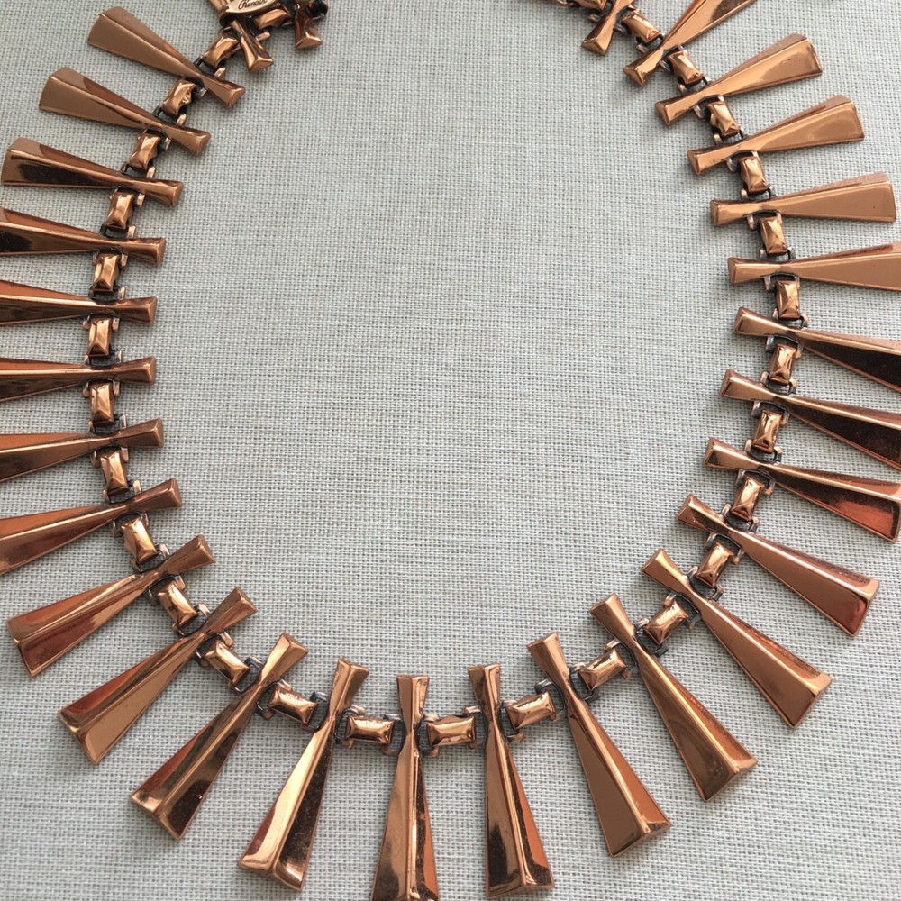 Vintage Renoir Copper Necklace Beautiful Condition