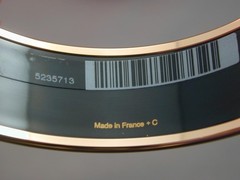 Hermes Jaguar Quetzal L Mediterannee Enamel Bangle Bracelet In Box