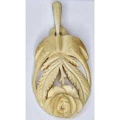 Carved Stone Pendant Lot (5) – Unidentified Stones