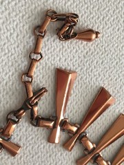 Vintage Renoir Copper Necklace Beautiful Condition