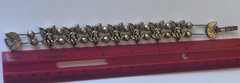 Vintage Cherub Cupid Angel Link Bracelet Bronze Tone Figural Romantic Gothic