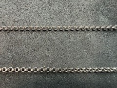 1.44g Vintage Sterling Silver 925 Chain Rolo Link Necklace 18 in M