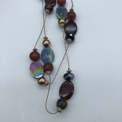 Satellite chain bead necklace fun JCPenny with tags