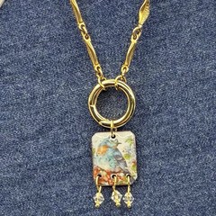 Hard to Find BLUEBIRD of Happiness, Vtg Gold Plated Napier Chain Necklace, OOAK