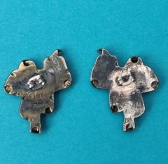 Western Saddle BEST Signed Pierced Earrings (Cowgirl Horses Texas Lonestar)