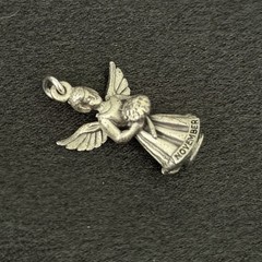 Vintage Hayward 925 Sterling Silver November Guardian Angel 3D Charm Pendant