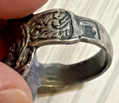 Sterling Silver Saddle Ring Cowboy Horse Western Country Men SIZE 13 FREE-SHIP