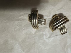Lot Of 20 Retro Clip On Earrings with assorted Metals And Styles