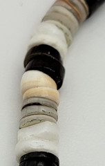 Vintage Stone And Shell Multicolor Heishi Necklace 18″ Unisex Adult Boho Surfer