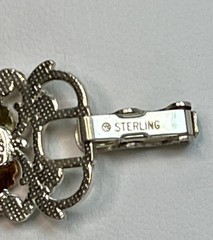Black Hills Gold C. CO 925 Sterling Silver/12K Gold Bracelet #5-4