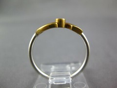 Vintage Circa 1980’s Daily Ring 1.3 Ct Simulated Diamond 14k Yellow Gold Over