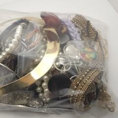 3+ LB Lot WEARABLE Jewelry Vintage Modern Great For Wear Or Arts Crafts