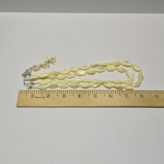 2 Strand Mother Of Pearl Necklace 15″