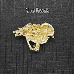 Sparkling Magpie Bird Brooch Pin-Rhinestone Crystal Jewelry Women Dress/Coat Lot