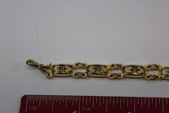 Bracelet Gold-tone Alloy 7.5″ Vintage