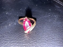 Antique Ruby 24K Ring
