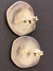 Ronjon Bloch Womens Vintage Earring Pair Set 14Kt Gold 925 Sterling Silver
