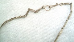 Vintage Peruvian Alpaca Nickel Silver Chrysocolla Teardrop Bib Choker Necklace