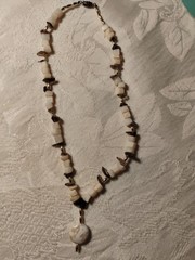 9 Piece Vintage Necklace Lot Glass And Natural Stone Variety Length 1 Anklet