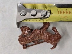Vintage Gerry’s Dog Puppy Hound Enamel Brooch Scarf Pin Dog