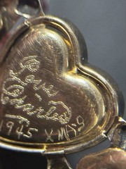 Vintage LaMode Heart Precious Metal Bracelet Possibly Gold Filled