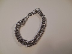 Nice Spencer sterling silver textured charm bracelet no charms 7″