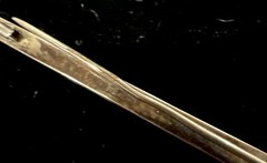 Vintage Art Deco Sterling Silver Top Rhinestone Bar Brooch beautiful!!!