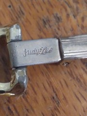 Judy Lee Bracelet Gold Tone 7 Inches Leaf Design Vintage
