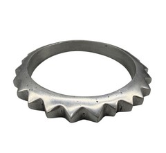Vintage Women’s Bangle Bracelet Spike Punk Biker Silver Tone 2.5 inches RARE