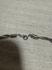 #4 Vintage Silver Tone Multi Strand Chain Necklace Twisted Choker Collar