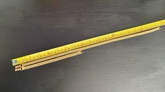 Gold Tone Flat Nugget Style Vintage 18″ Necklace &Bracelet Made In Korea 1980’s