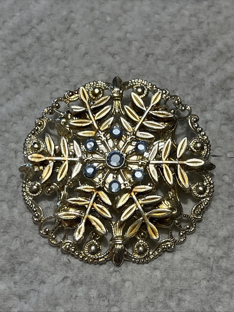 Vintage Snowflake Brooch