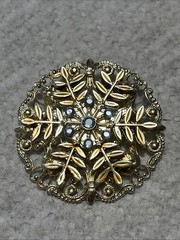 Vintage Snowflake Brooch