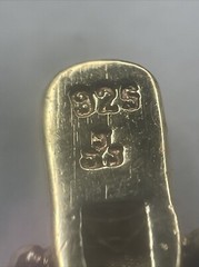 Gold Over Solid Sterling Vintage Tennis Bracelet JJJ 7”