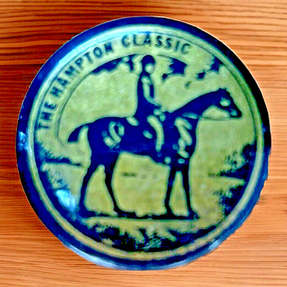 Novelty Pinback Button ~ The Hampton Classic ~ Horse ~ 1″ ~ [ja