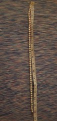 Vintage 1957 Japanese Cultured Akoya Pearl Necklace W/Sterling Clasp 16″ Cream