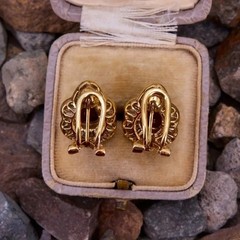 Elegant White Zircon Vintage Gemstone Earrings for Women – Gorgeous & Shiny
