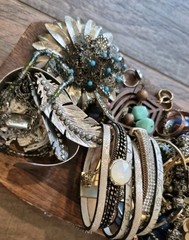 Tarnished Treasures, 3 Pounds of Pre-Loved Vintage & Contemporary Jewelry