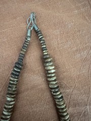 Vintage 70’s/80’s Carved Beaded Layered Necklace With Brass