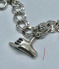 Vintage MCM HANDS that Hold Surprises Sterling Silver Charms Pendants Fobs