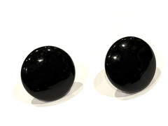 CELEBRITY BLACK GOLD SILVER RHINESTONE ENAMEL POST CLIP ON EARRINGS MCM LOT 20
