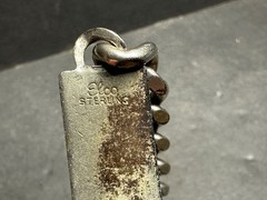 Vintage Sterling ID Name Bracelet, Harold E. Moody, Waldoboro ME