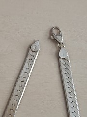VINTAGE STERLING SILVER ITALY 30IN LONG MENS HERRINGBONE NECKLACE 7MM 62 GRAMS