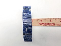 VINTAGE BLUE LAPIS LAZULI STONE ON STRETCH WATCH BAND 7.25″ BRACELET NEVER WORN!