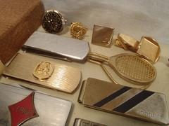 Tie Clip Bar Tack Cuff Link Money Clip Lot Hickok Anson Swank Pairs Singles