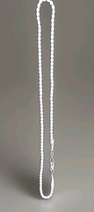 RARE & ELEGANT STRAND 2.5MM RICE PEARL NECKLACE (STERLING)