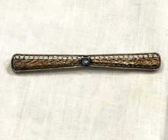 Vintage Antique Art Deco GF Top Bar Brooch Pin